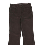 RALPH LAUREN POLO JEANS COMPANY Womens Cotton Blend Brown Regular Straight