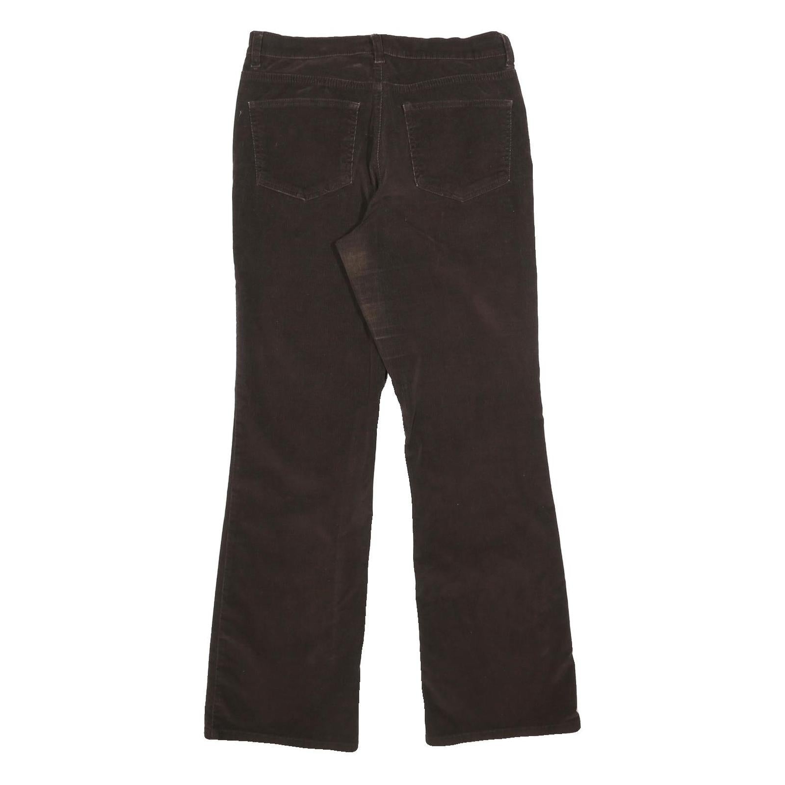 RALPH LAUREN POLO JEANS COMPANY Womens Cotton Blend Brown Regular Straight