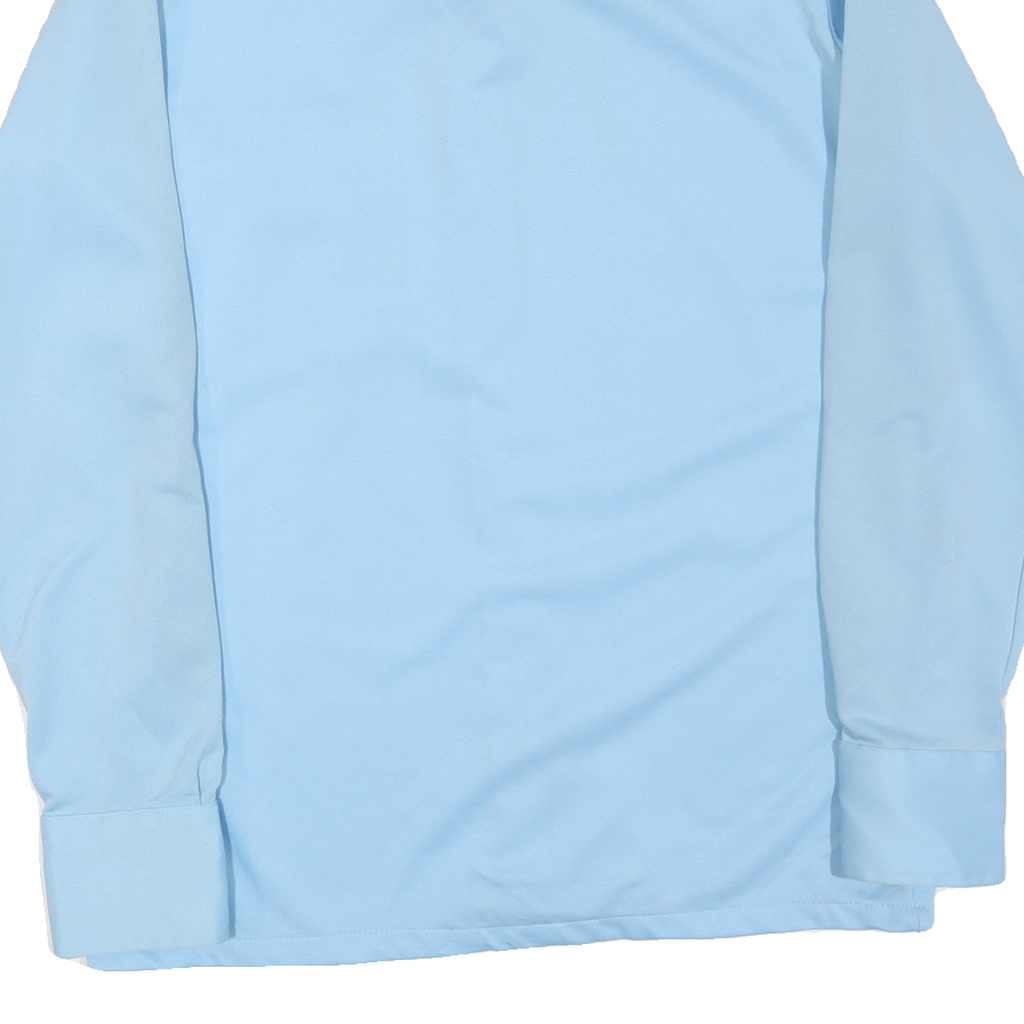 DONEGAL Mens Blue Shirt L Classic Polyester Blend Long Sleeve Button Closure