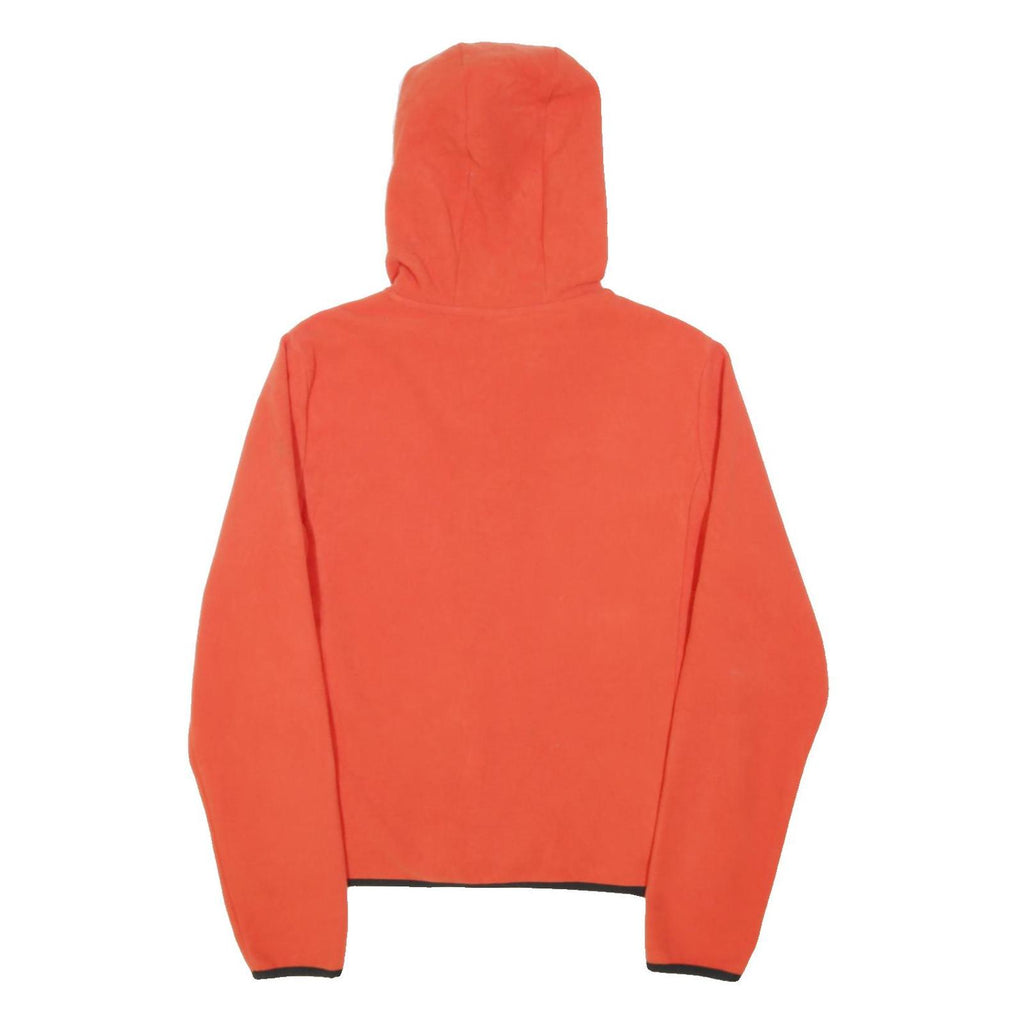ELLESSE Mens Red Jacket S Polyester Blend Plain Zip Hooded Lightweight