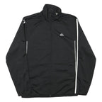 ADIDAS Mens Black & White Zip Jacket M Polyester Blend Track Sportswear