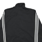 ADIDAS Mens Black & White Zip Jacket M Polyester Blend Track Sportswear