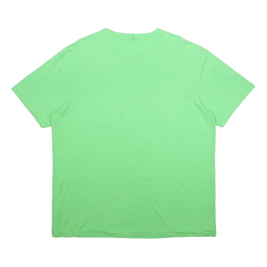 POLO RALPH LAUREN Mens Green T-Shirt L Short Sleeve Crew Neck Pocket Logo