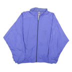JEAN LEDUC SPORT Womens Blue Nylon Zip Jacket UK 12 Sportswear Light Weight
