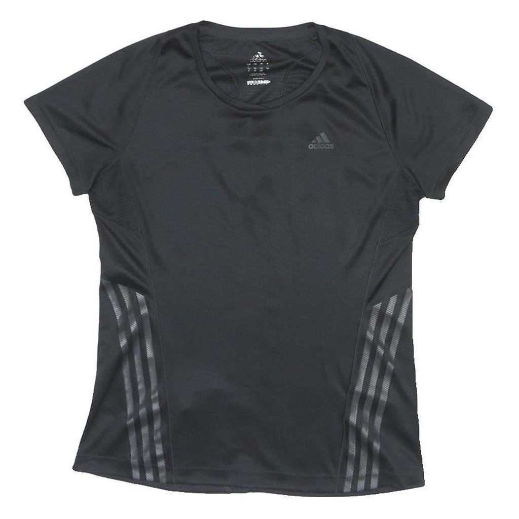 ADIDAS Mens Black Athletic T-Shirt S Short Sleeve Crew Neck Performance Gym