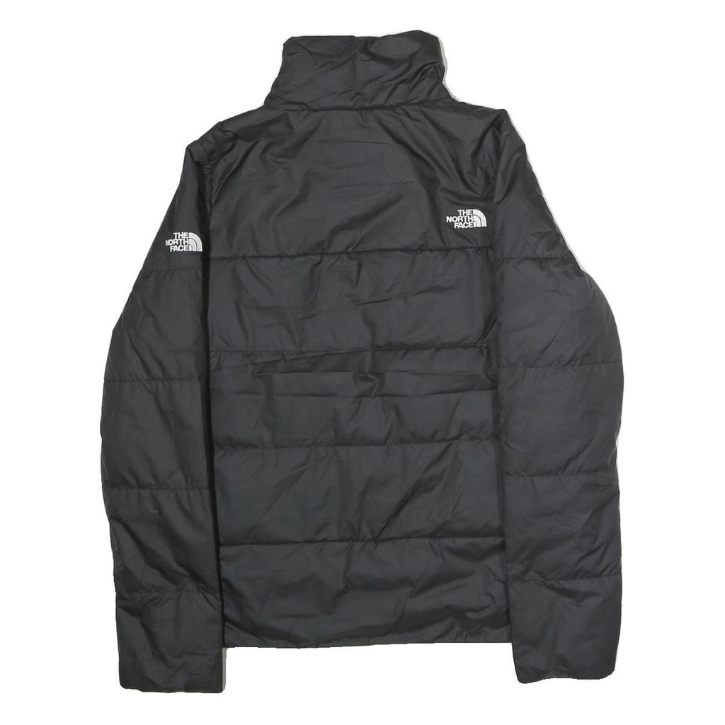 THE NORTH FACE Mens Black Puffer Jacket M Polyester Lightweight Insulated Zip