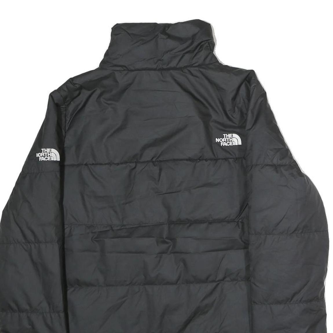 THE NORTH FACE Mens Black Puffer Jacket M Polyester Lightweight Insulated Zip