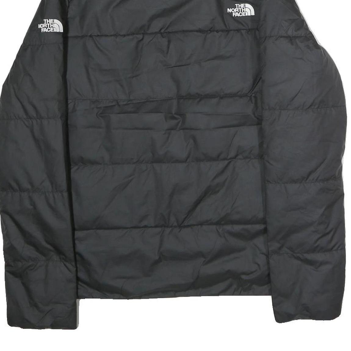 THE NORTH FACE Mens Black Puffer Jacket M Polyester Lightweight Insulated Zip