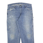 DICKIES Mens Jeans Blue Regular Straight Denim Medium W36 L30 Casual Workwear