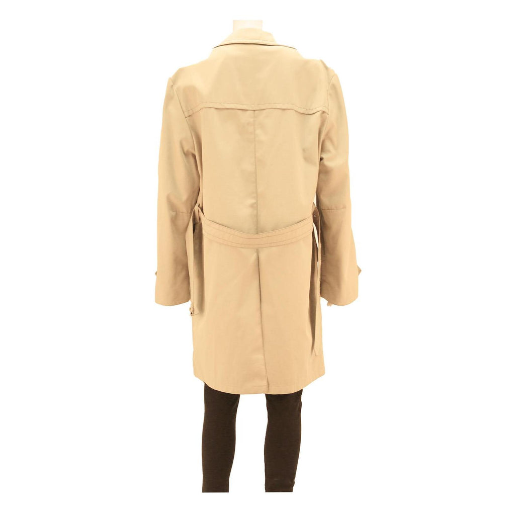 PKZ Mens Beige Cotton Blend Classic Jacket L Button Plain Long Sleeve