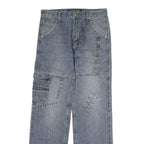 CUTIE A&D Womens Regular Fit Blue Denim Straight Leg Cotton Jeans W30 L29