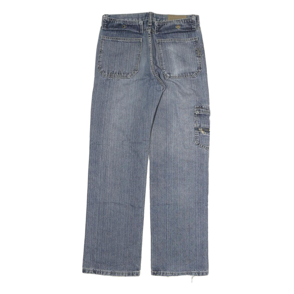 CUTIE A&D Womens Regular Fit Blue Denim Straight Leg Cotton Jeans W30 L29