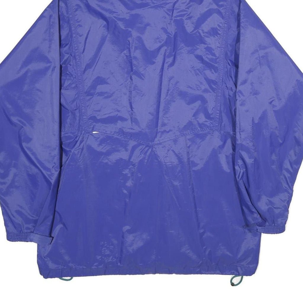 HELLY HANSEN Mens Blue Nylon Outdoor Jacket L Zip Hooded Casual