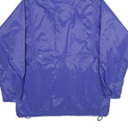 HELLY HANSEN Mens Blue Nylon Outdoor Jacket L Zip Hooded Casual