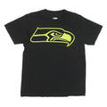 NFL Mens Black Graphic T-Shirt M Short Sleeve Crew Neck Cotton Blend Sportswear