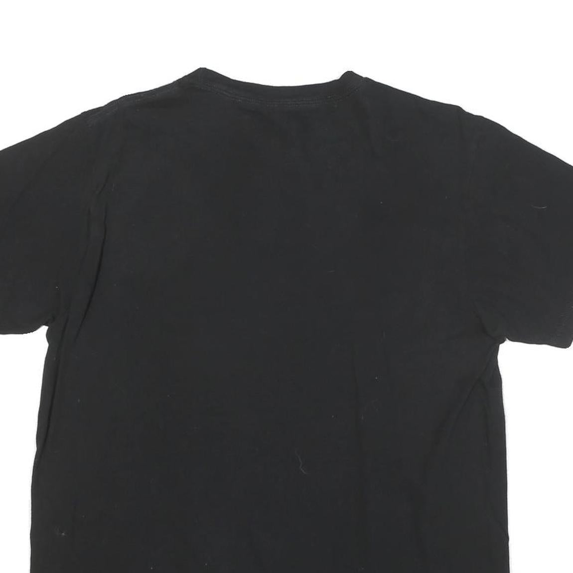 NFL Mens Black Graphic T-Shirt M Short Sleeve Crew Neck Cotton Blend Sportswear