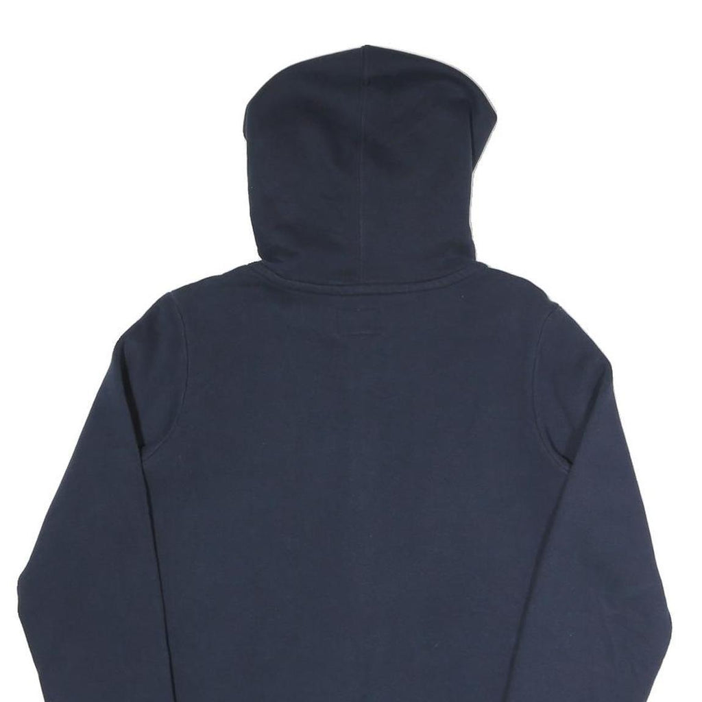 CHAMPION Womens Navy Blue University Of California Davis Half Zip Hoodie S