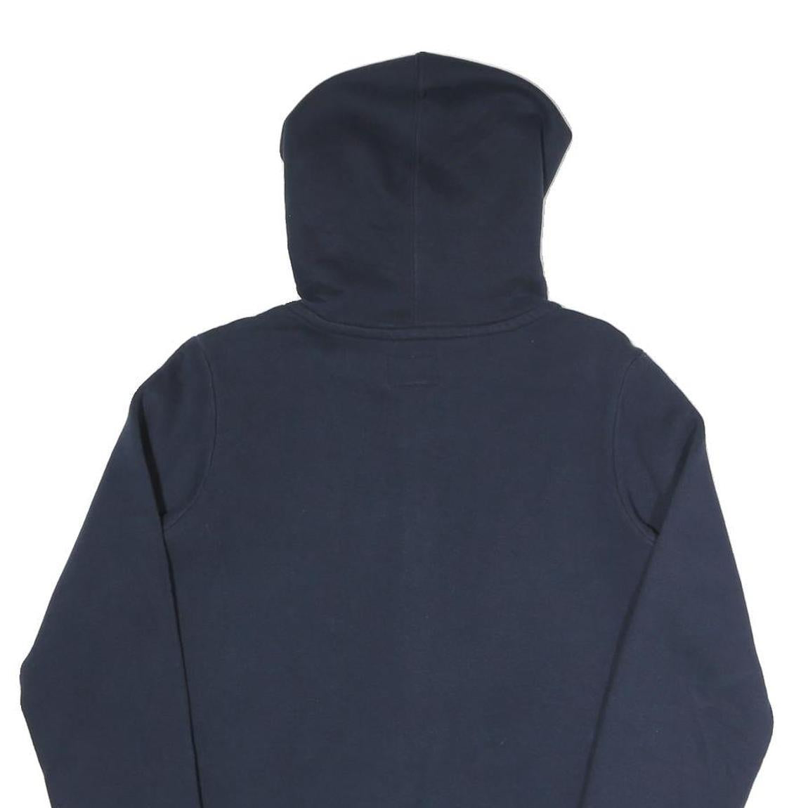 CHAMPION Womens Navy Blue University Of California Davis Half Zip Hoodie S