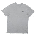 NIKE Mens Grey T-Shirt L Short Sleeve Crew Neck Cotton Blend Casual