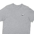 NIKE Mens Grey T-Shirt L Short Sleeve Crew Neck Cotton Blend Casual
