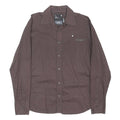 G-STAR Mens Brown Shirt M Cotton Blend Long Sleeve Casual Button Shirt