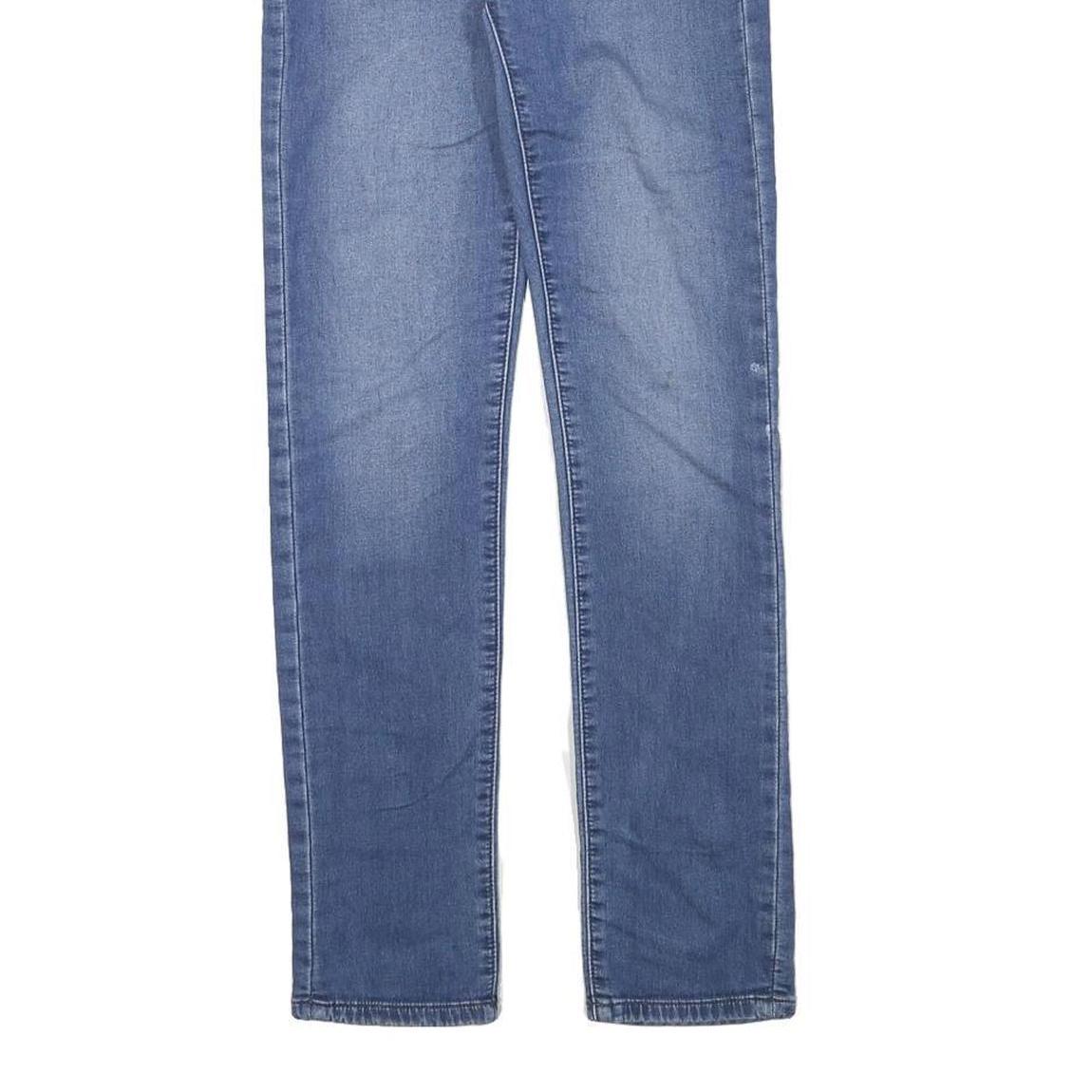 LEVI'S Womens Slim Blue Denim Classic Cotton Blend Jeans W26 L28 Stylish Zip