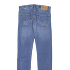 LEVI'S Womens Slim Blue Denim Classic Cotton Blend Jeans W26 L28 Stylish Zip