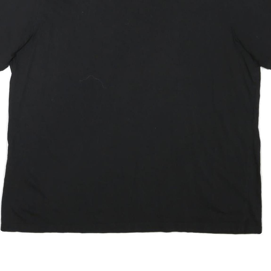 LEVI'S Mens Black Graphic T-Shirt 2XL Short Sleeve Crew Neck Cotton Blend