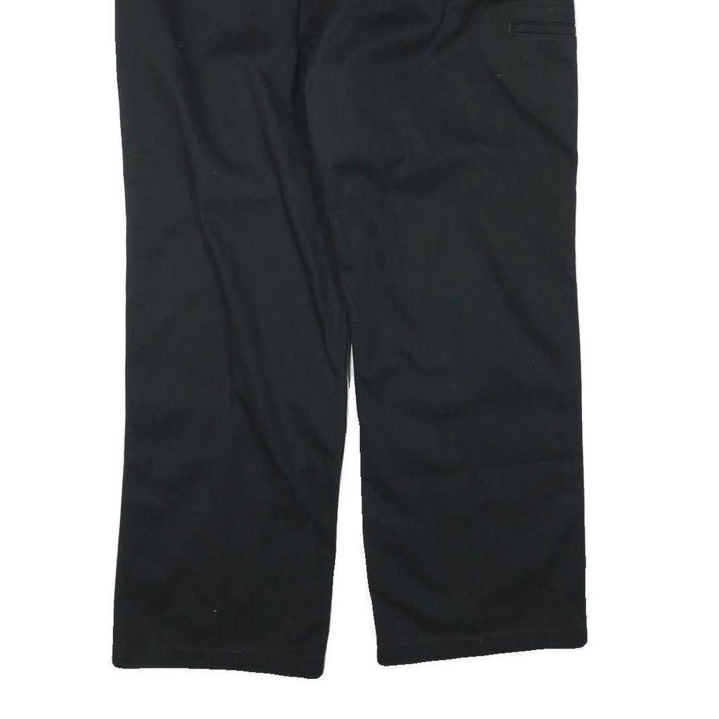 CARHARTT Mens Cotton Blend Black Regular Straight Trousers W38 L30 Workwear