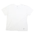POLO RALPH LAUREN Mens White XL Plain T-Shirt Short Sleeve Crew Neck Classic