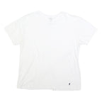 POLO RALPH LAUREN Mens White XL Plain T-Shirt Short Sleeve Crew Neck Classic