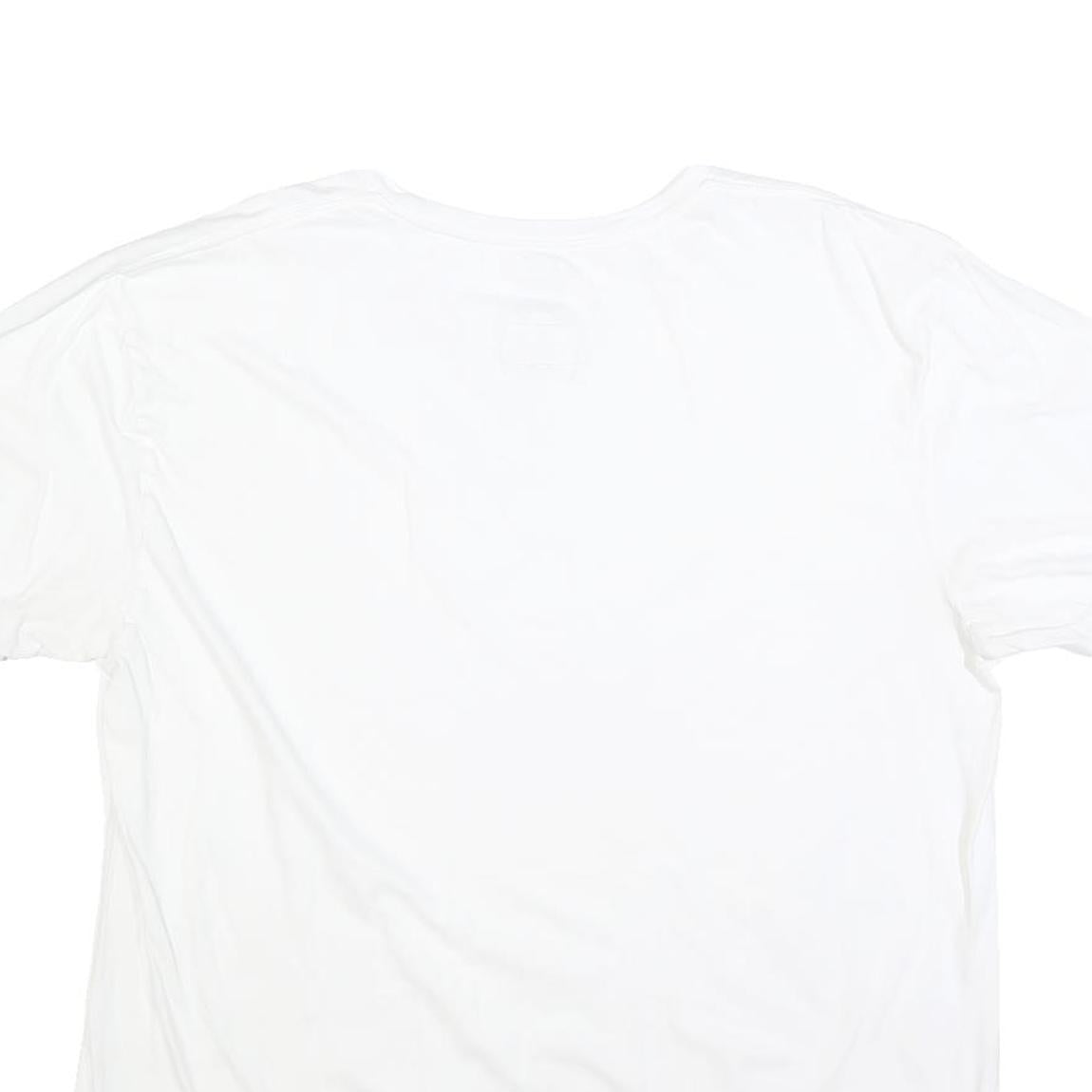 POLO RALPH LAUREN Mens White XL Plain T-Shirt Short Sleeve Crew Neck Classic