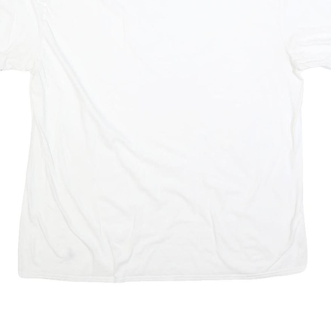 POLO RALPH LAUREN Mens White XL Plain T-Shirt Short Sleeve Crew Neck Classic