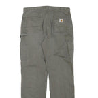 CARHARTT Mens Cotton Blend Trousers Regular Straight W35 L34 Workwear Durable