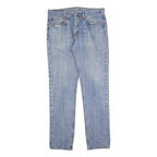 LEVI'S 511 Slim Mens Jeans Blue Slim Straight Denim Medium W34 L34 Cotton Blend