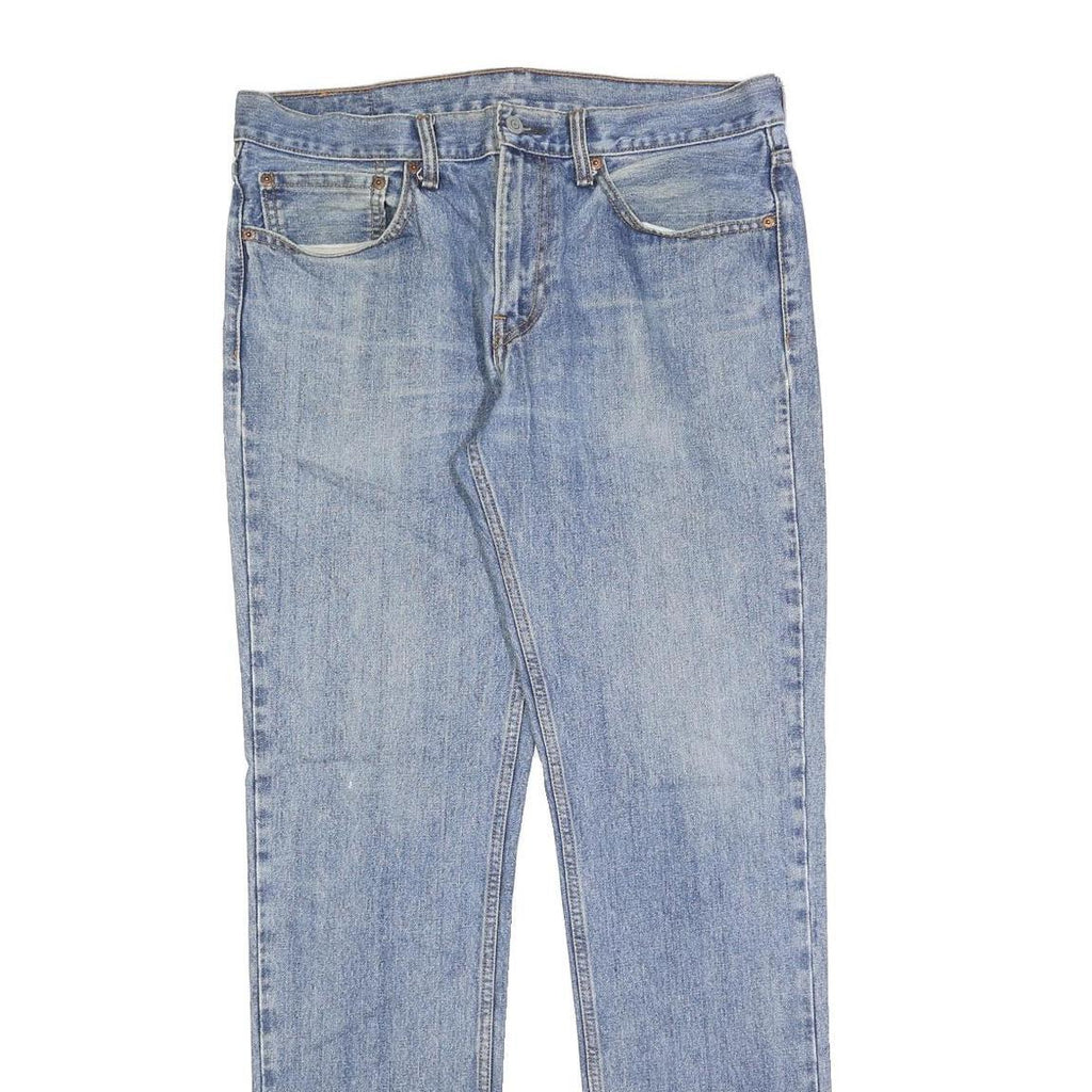 LEVI'S 511 Slim Mens Jeans Blue Slim Straight Denim Medium W34 L34 Cotton Blend