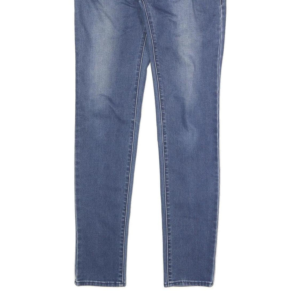 LEVI'S Womens Slim Blue Denim Skinny Jeans Cotton Blend W28 L30 Classic Zip