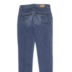 LEVI'S Womens Slim Blue Denim Skinny Jeans Cotton Blend W28 L30 Classic Zip