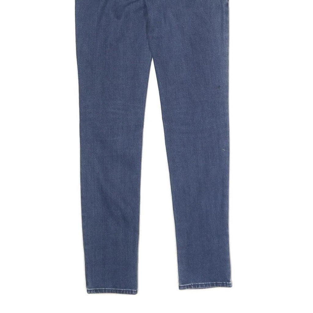 LEVI'S Womens Slim Blue Denim Skinny Jeans Cotton Blend W28 L30 Classic Zip