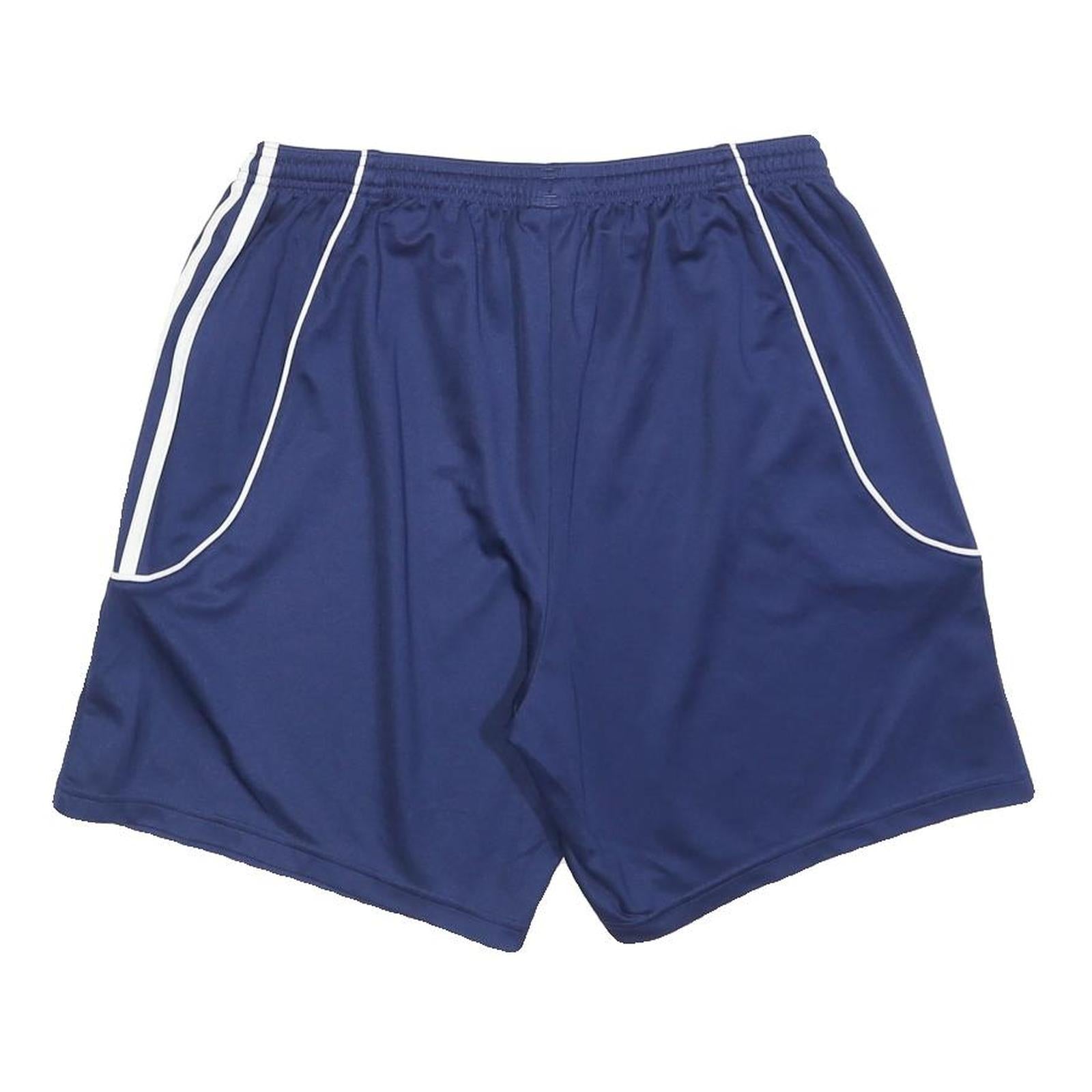 ADIDAS Mens Shorts Blue White Stripe Regular L W30 Sports Training Casual