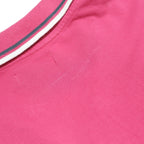DIADORA Mens Pink Polo Shirt XL Cotton Basic Short Sleeve Small Logo