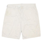CARHARTT Mens Shorts Beige XL W40 Casual Cotton Relaxed Fit