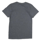 RUSSELL ATHLETIC Mens Grey Churchill Physical Education Graphic T-Shirt S Crew