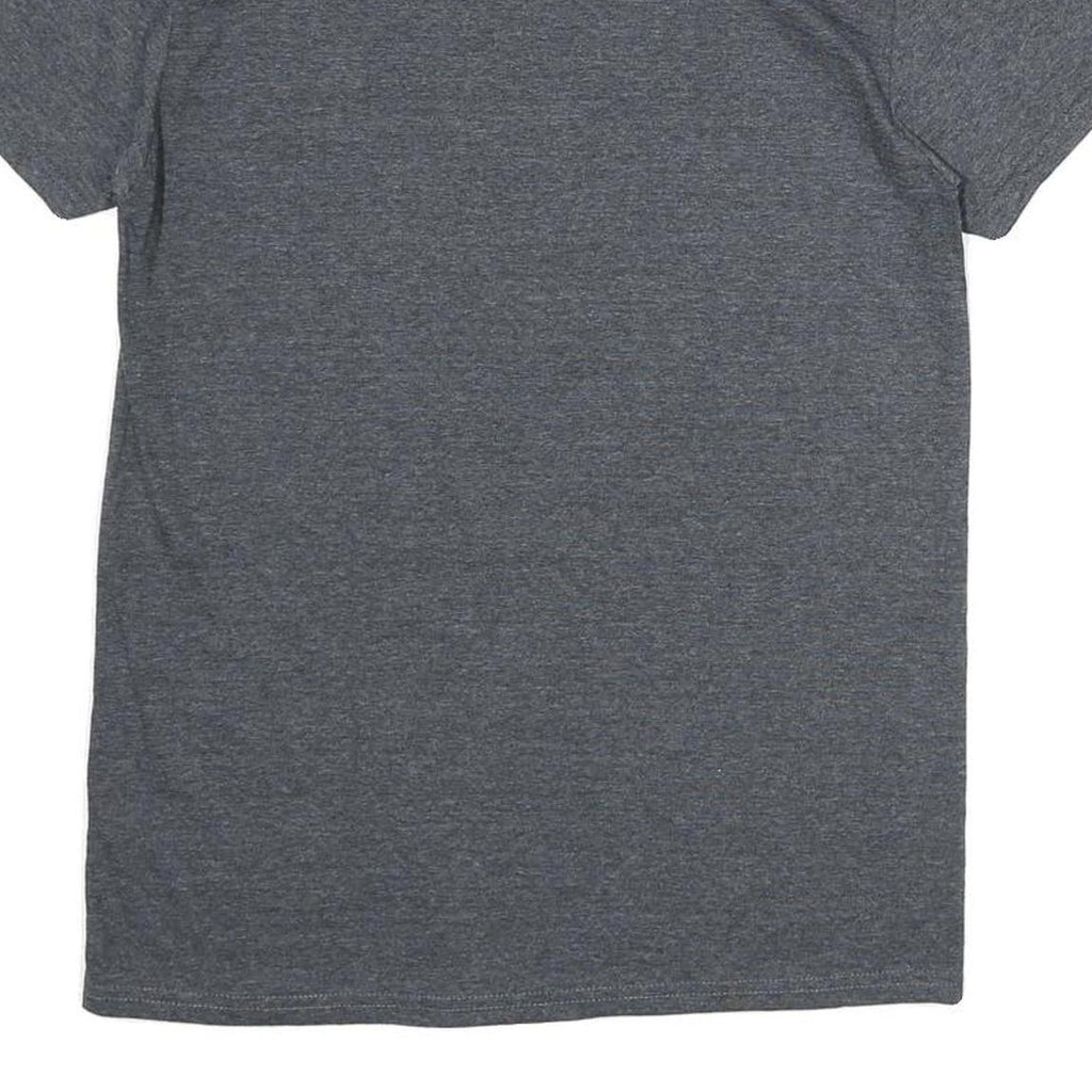 RUSSELL ATHLETIC Mens Grey Churchill Physical Education Graphic T-Shirt S Crew