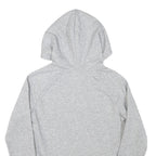 ADIDAS Girls Grey Hoodie XS Cotton Blend Casual Sweatshirt