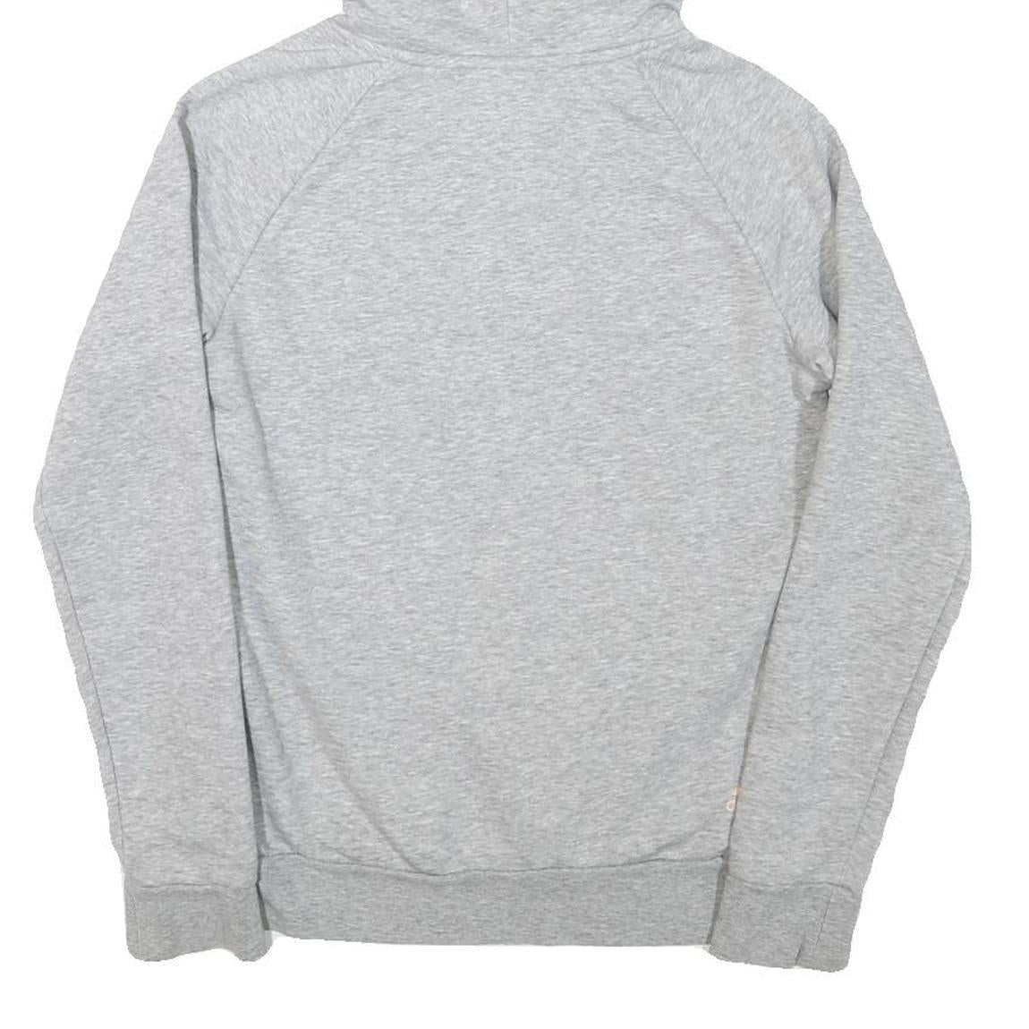 ADIDAS Girls Grey Hoodie XS Cotton Blend Casual Sweatshirt