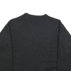BURBERRY Womens Black Fashion Jumper Crew Neck Basic Knit UK 6 Soft Wool Blend
