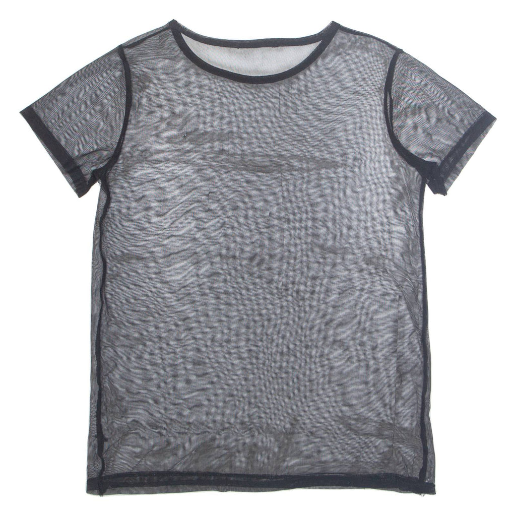 Sheer Womens Top Black M