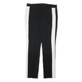 DKNY Womens Polyester Blend Slim Black & White Trousers W32 L31 Stylish Side