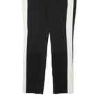 DKNY Womens Polyester Blend Slim Black & White Trousers W32 L31 Stylish Side